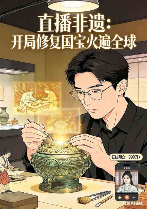 直播非遗：开局修复国宝火遍全球