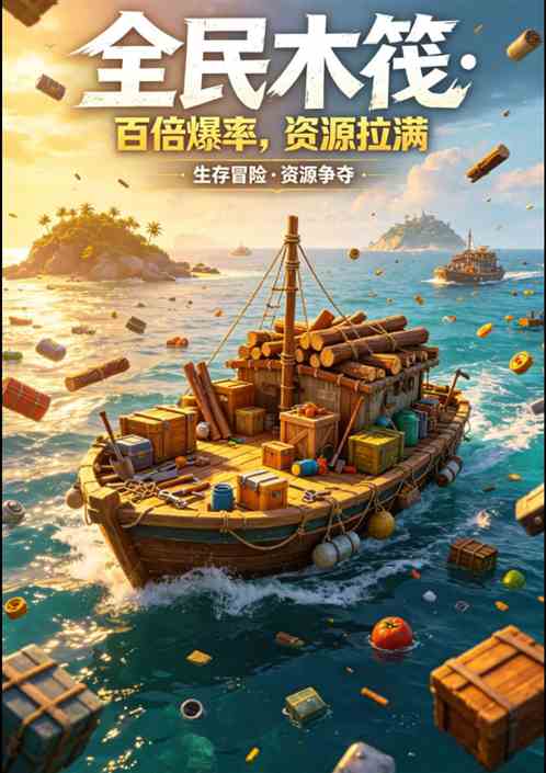 全民木筏：百倍爆率，资源拉满